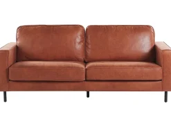 Set da salotto 4 posti SAVALEN Pelle sintetica Marrone dorato