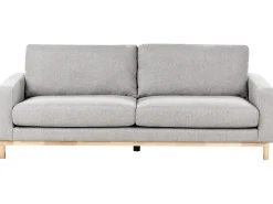 Set da salotto 5 posti SIGGARD Tessuto Grigio