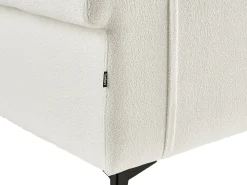Set da salotto 5 posti SKIVE Bouclé Bianco