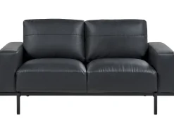 Set da salotto 6 posti SOVIK Pelle sintetica Nero