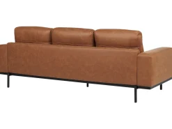 Set da salotto 6 posti SOVIK Pelle sintetica Marrone