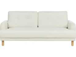 Set da salotto 4 posti TUVE Tessuto Bianco sporco