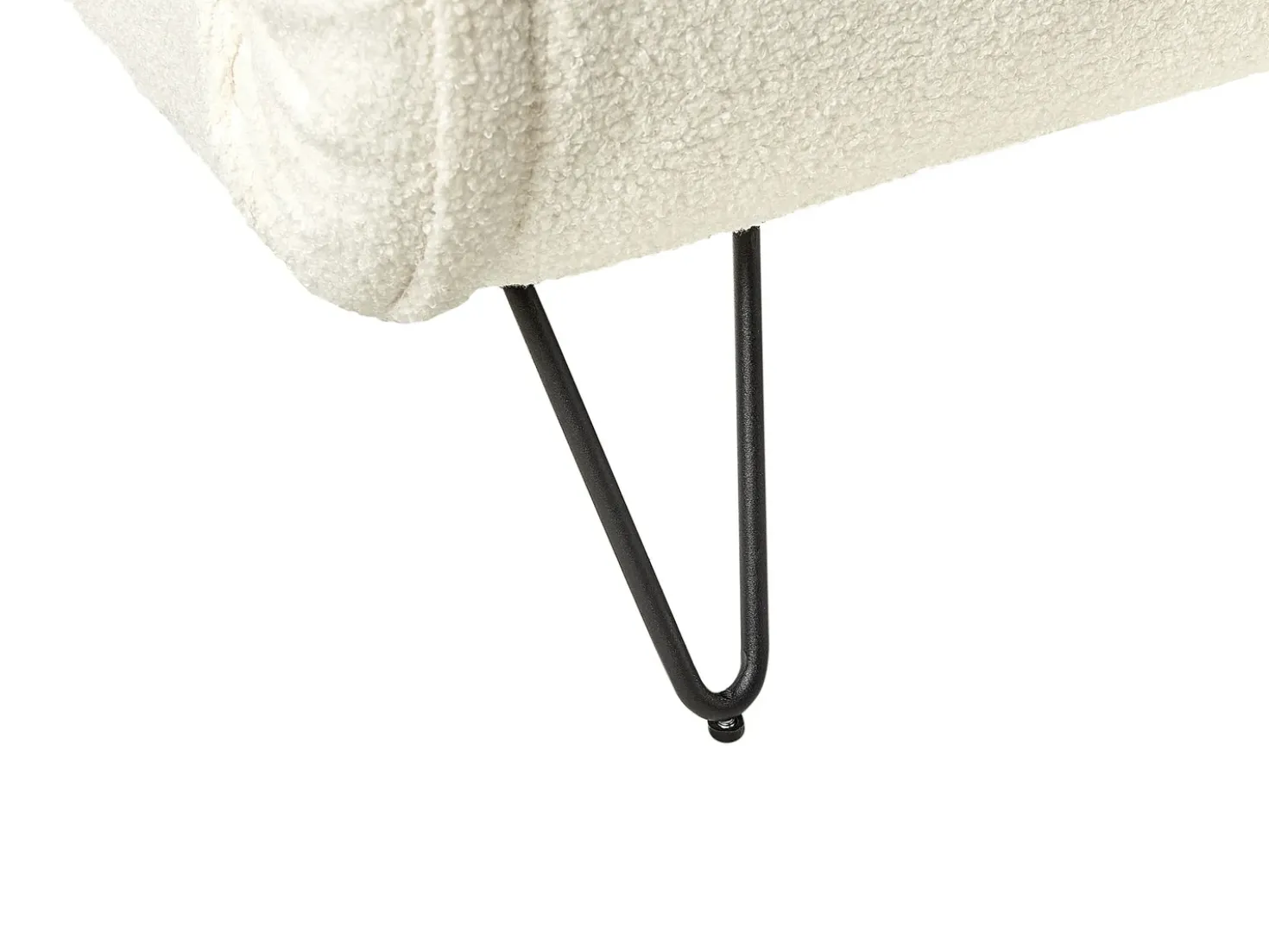 Set da salotto 3 posti VESTFOLD Bouclé Bianco sporco