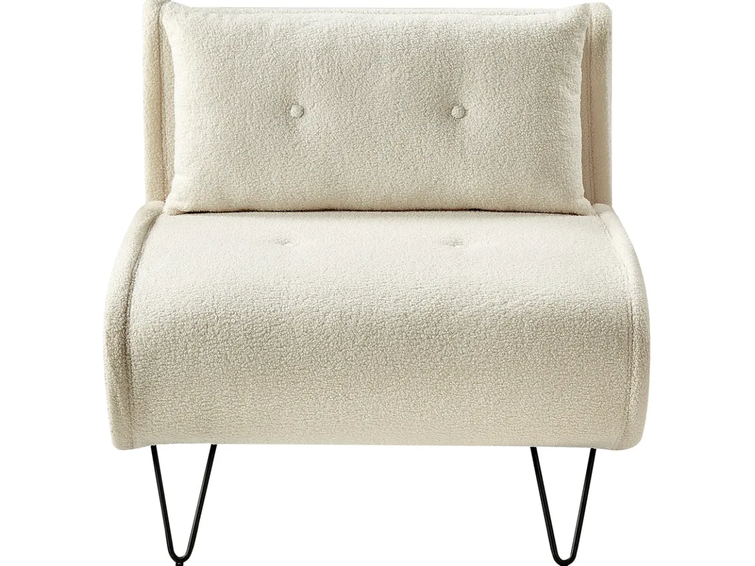 Set da salotto 3 posti VESTFOLD Bouclé Bianco sporco