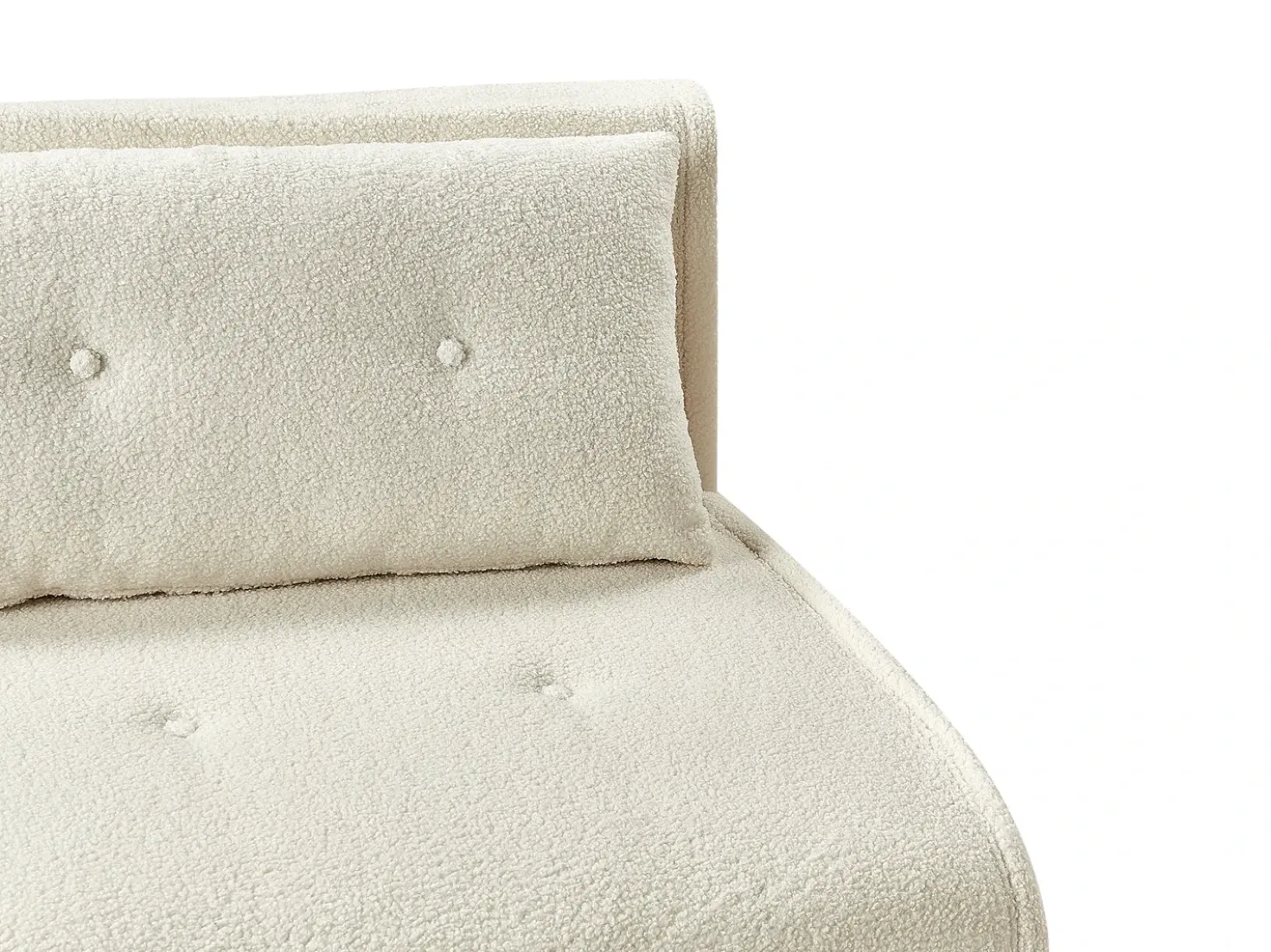 Set da salotto 3 posti VESTFOLD Bouclé Bianco sporco