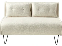 Set da salotto 3 posti VESTFOLD Bouclé Bianco sporco