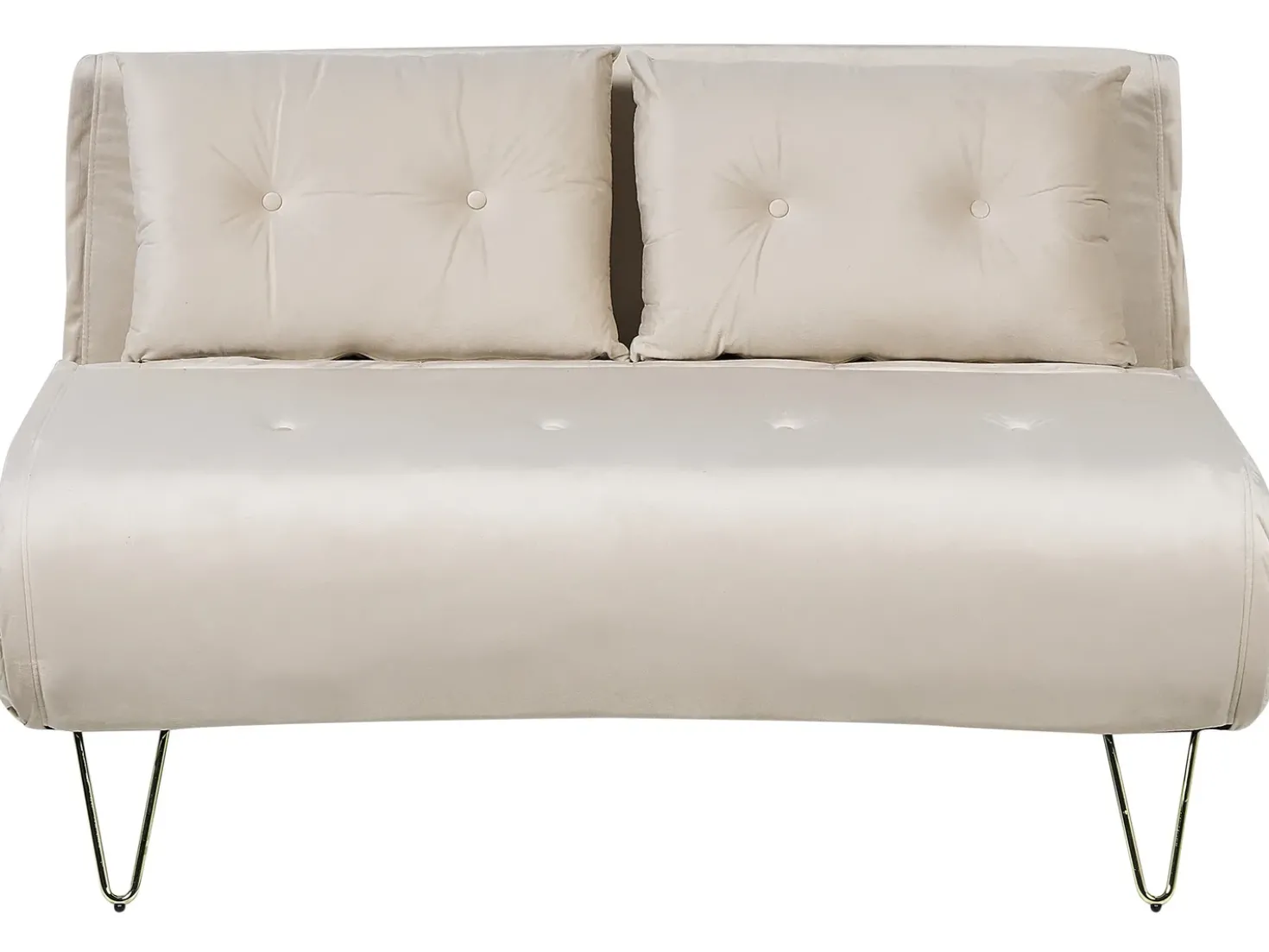 Set da salotto 3 posti VESTFOLD Velluto Beige