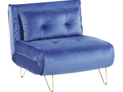 Set da salotto 3 posti VESTFOLD Velluto Blu marino