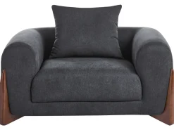 Set da salotto 6 posti VINLIDEN Nero