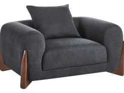 Set da salotto 6 posti VINLIDEN Nero