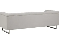 Set da salotto 5 posti VISSLAND Tessuto Beige chiaro