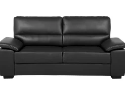 Set da salotto 5 posti VOGAR Pelle sintetica Nero
