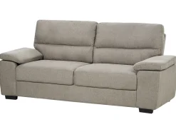 Set da salotto 5 posti VOGAR Tessuto Marrone chiaro
