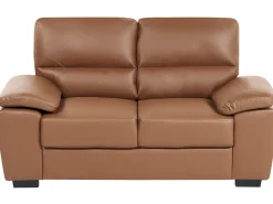 Set da salotto 5 posti VOGAR Pelle sintetica Marrone dorato
