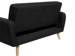 Set da salotto FLORLI Tessuto Nero