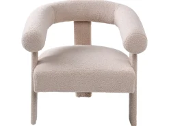 Set da salotto ILBRO Bouclé Beige chiaro