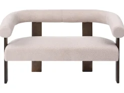 Set da salotto ILBRO Bouclé Marrone scuro/Beige