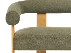 Set da salotto ILBRO Bouclé Verde/Marrone chiaro