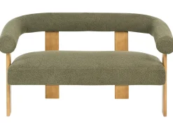 Set da salotto ILBRO Bouclé Verde/Marrone chiaro