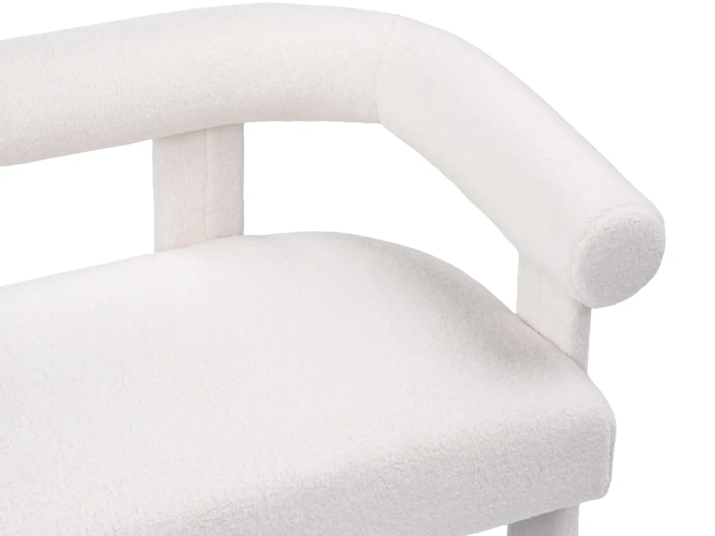 Set da salotto ILBRO Bouclé Bianco sporco