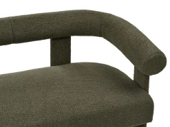 Set da salotto ILBRO Bouclé Verde scuro