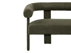 Set da salotto ILBRO Bouclé Verde scuro