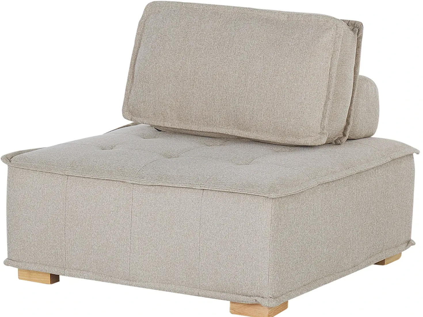 Set da salotto modulare 4 posti TIBRO Tessuto Beige chiaro