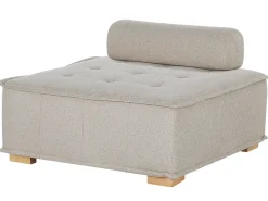 Set da salotto modulare 4 posti TIBRO Tessuto Beige chiaro