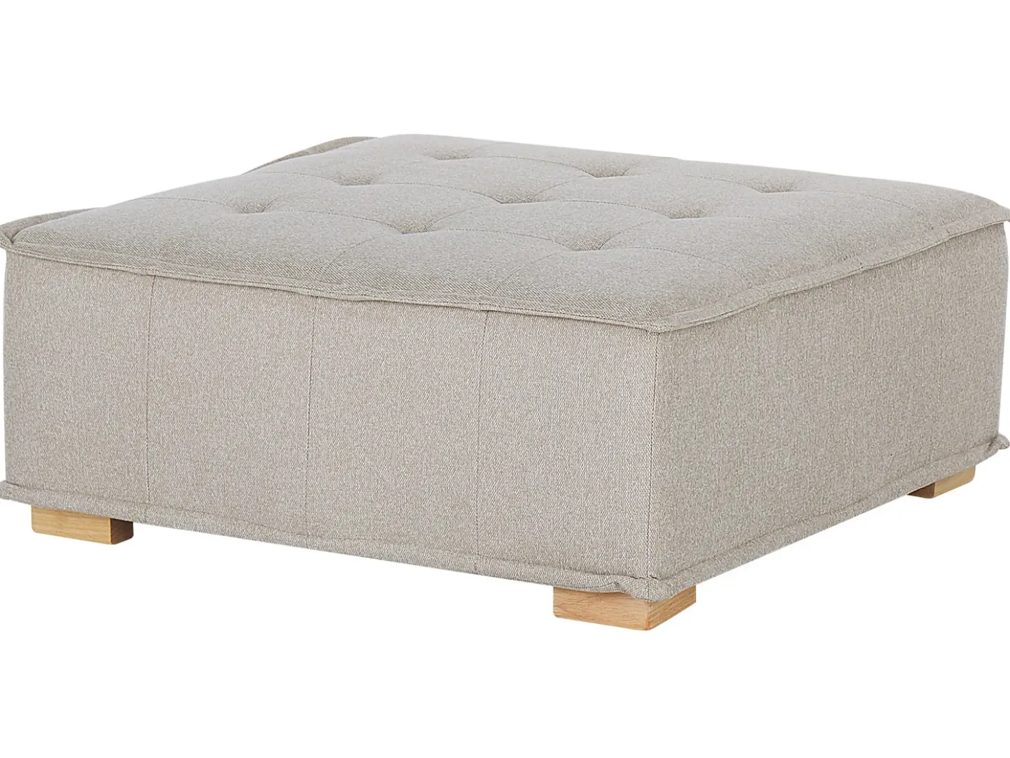 Set da salotto modulare 4 posti TIBRO Tessuto Beige chiaro