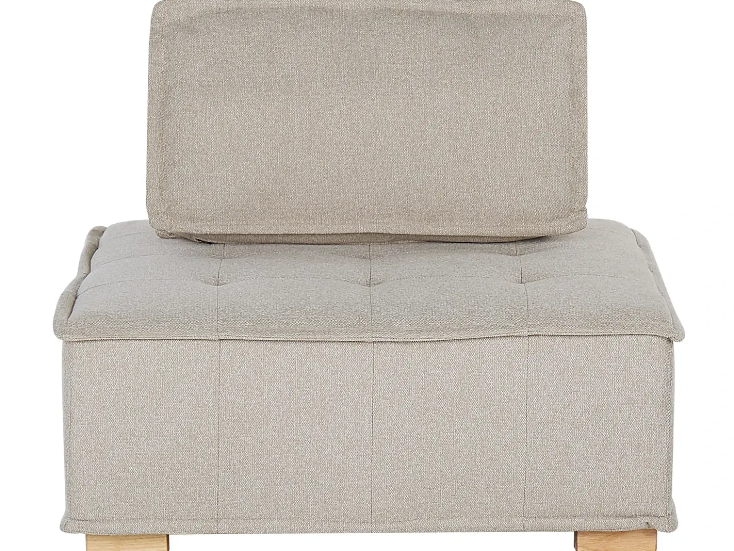 Set da salotto modulare 4 posti TIBRO Tessuto Beige chiaro