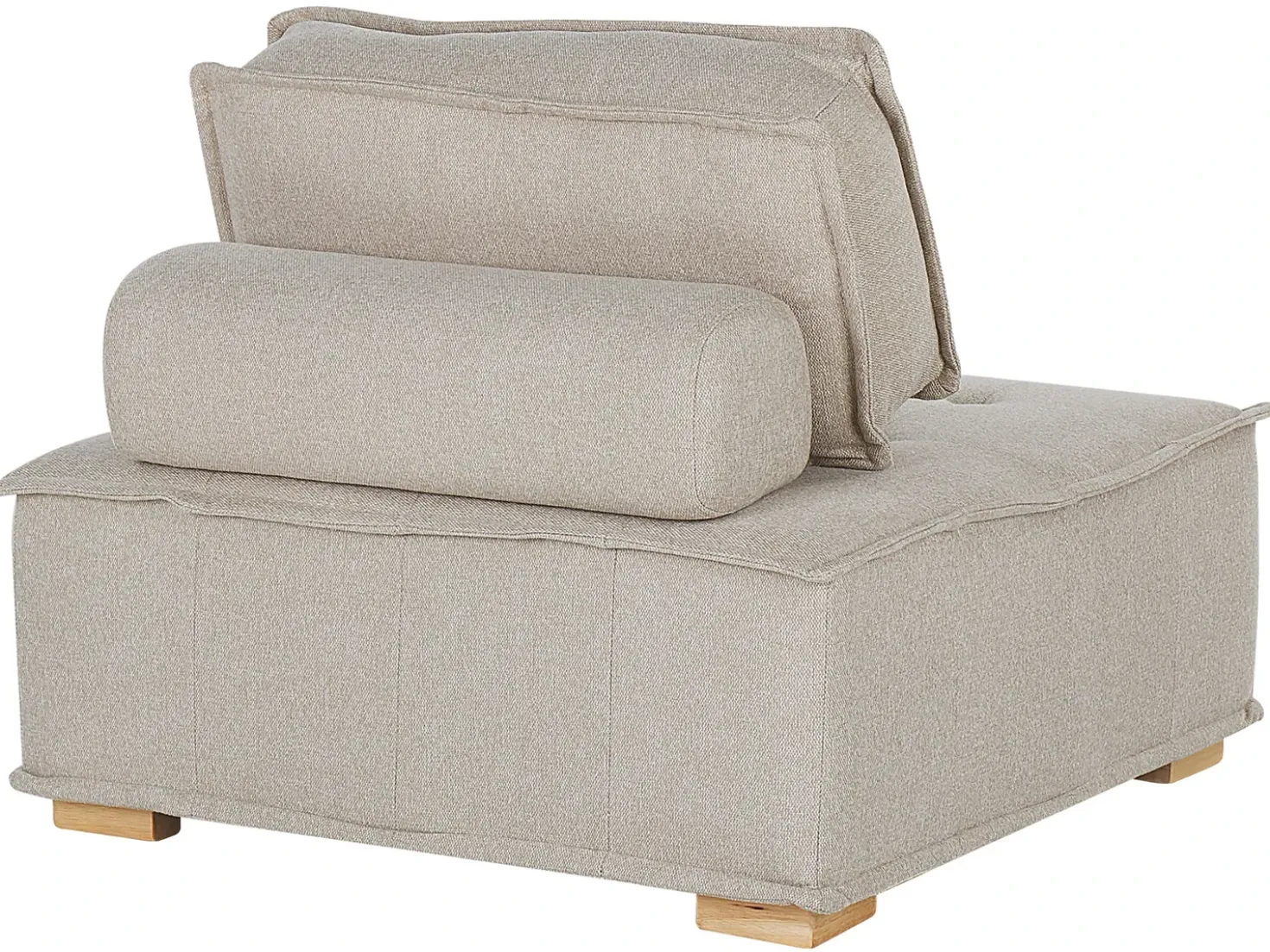 Set da salotto modulare 4 posti TIBRO Tessuto Beige chiaro