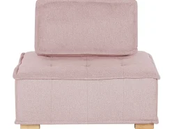Set da salotto modulare 4 posti TIBRO Tessuto Rosa