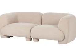 Set da salotto modulare 4 posti MJALBI Bouclé Beige