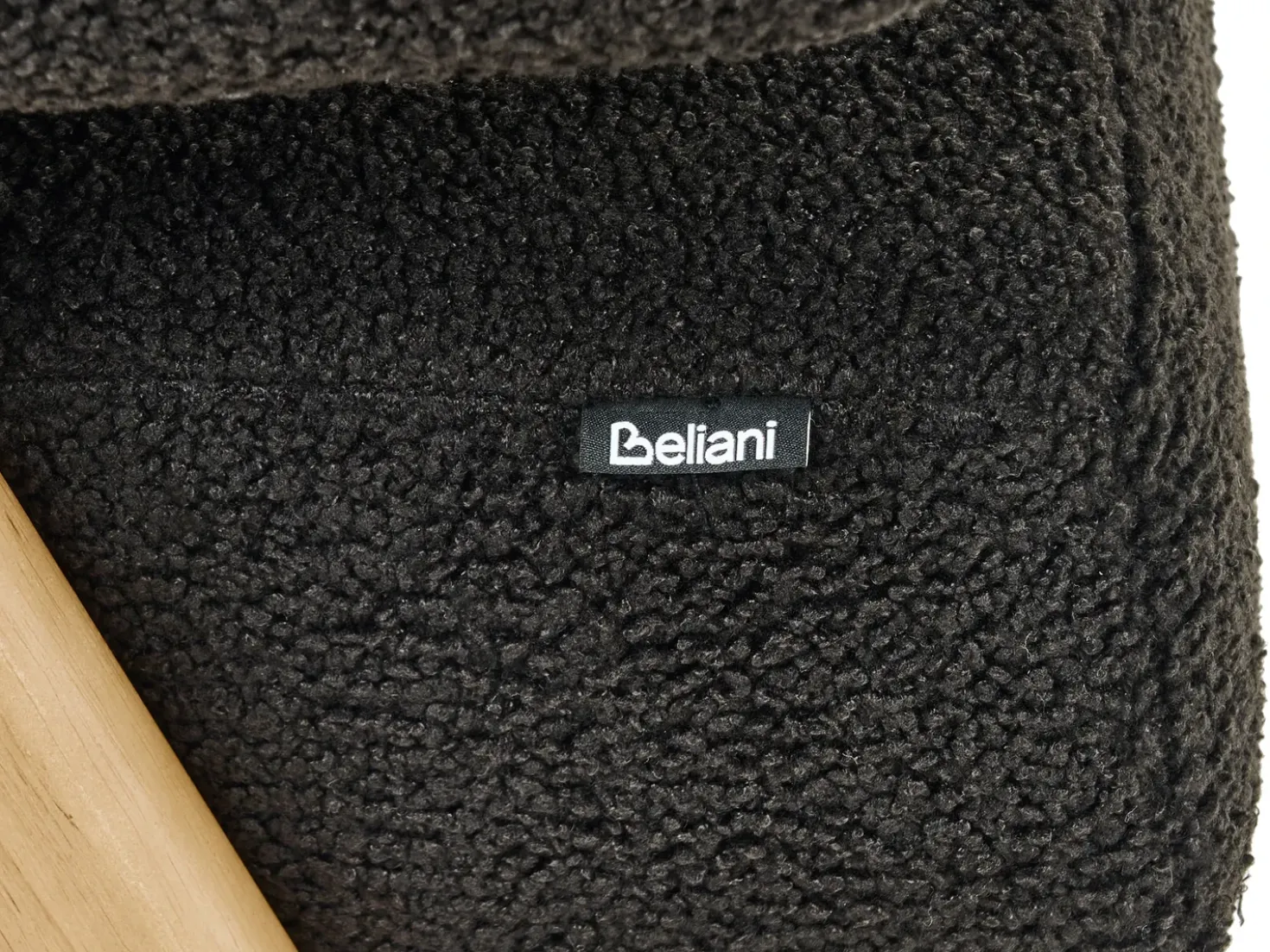 Set da salotto TAMRE Bouclé Nero/Marrone chiaro