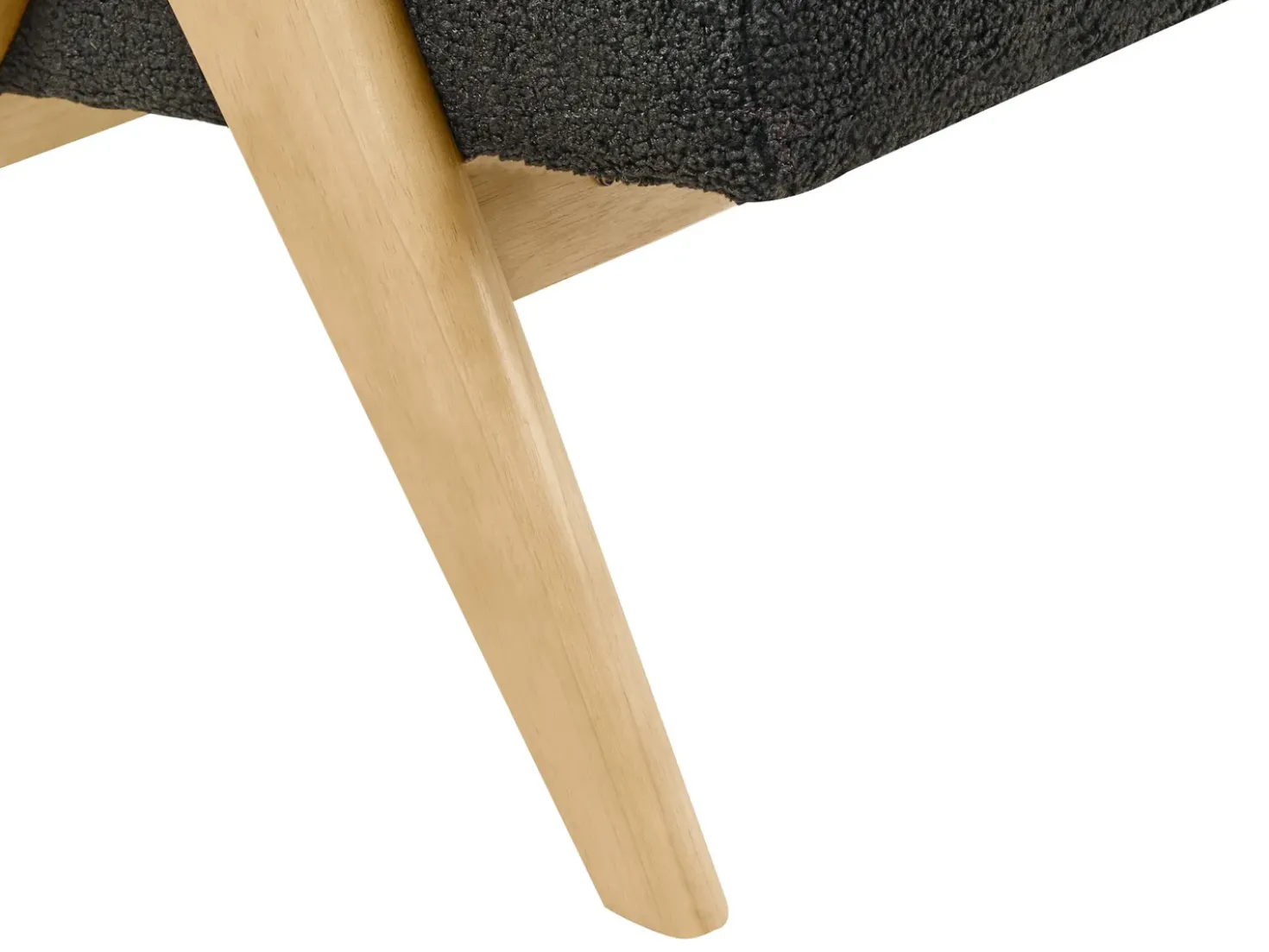 Set da salotto TAMRE Bouclé Nero/Marrone chiaro