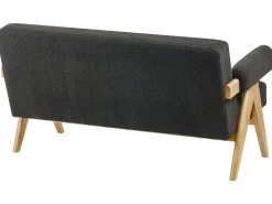 Set da salotto TAMRE Bouclé Nero/Marrone chiaro