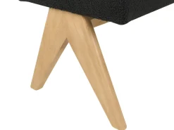 Set da salotto TAMRE Bouclé Nero/Marrone chiaro