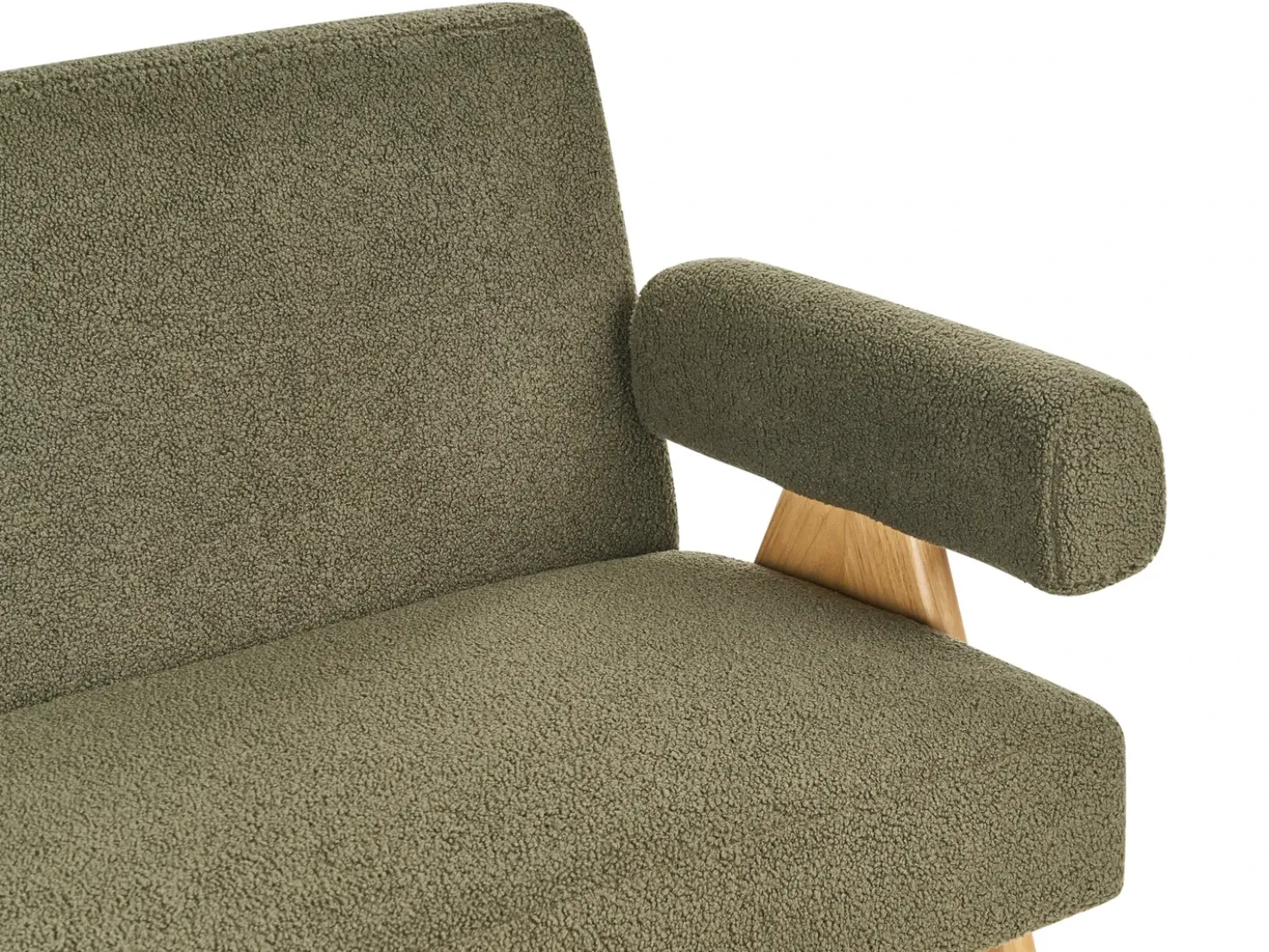 Set da salotto TAMRE Bouclé Verde/Marrone chiaro
