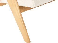 Set da salotto TAMRE Bouclé Bianco sporco/Marrone chiaro