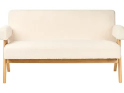 Set da salotto TAMRE Bouclé Bianco sporco/Marrone chiaro