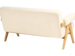 Set da salotto TAMRE Bouclé Bianco sporco/Marrone chiaro
