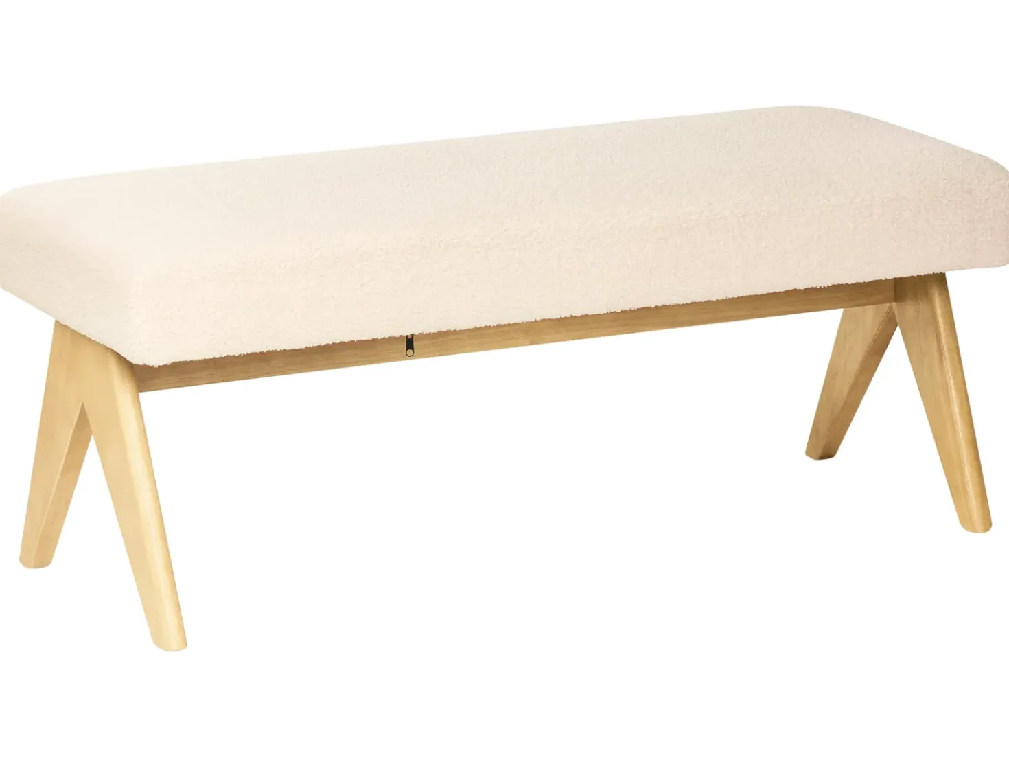 Set da salotto TAMRE Bouclé Bianco sporco/Marrone chiaro