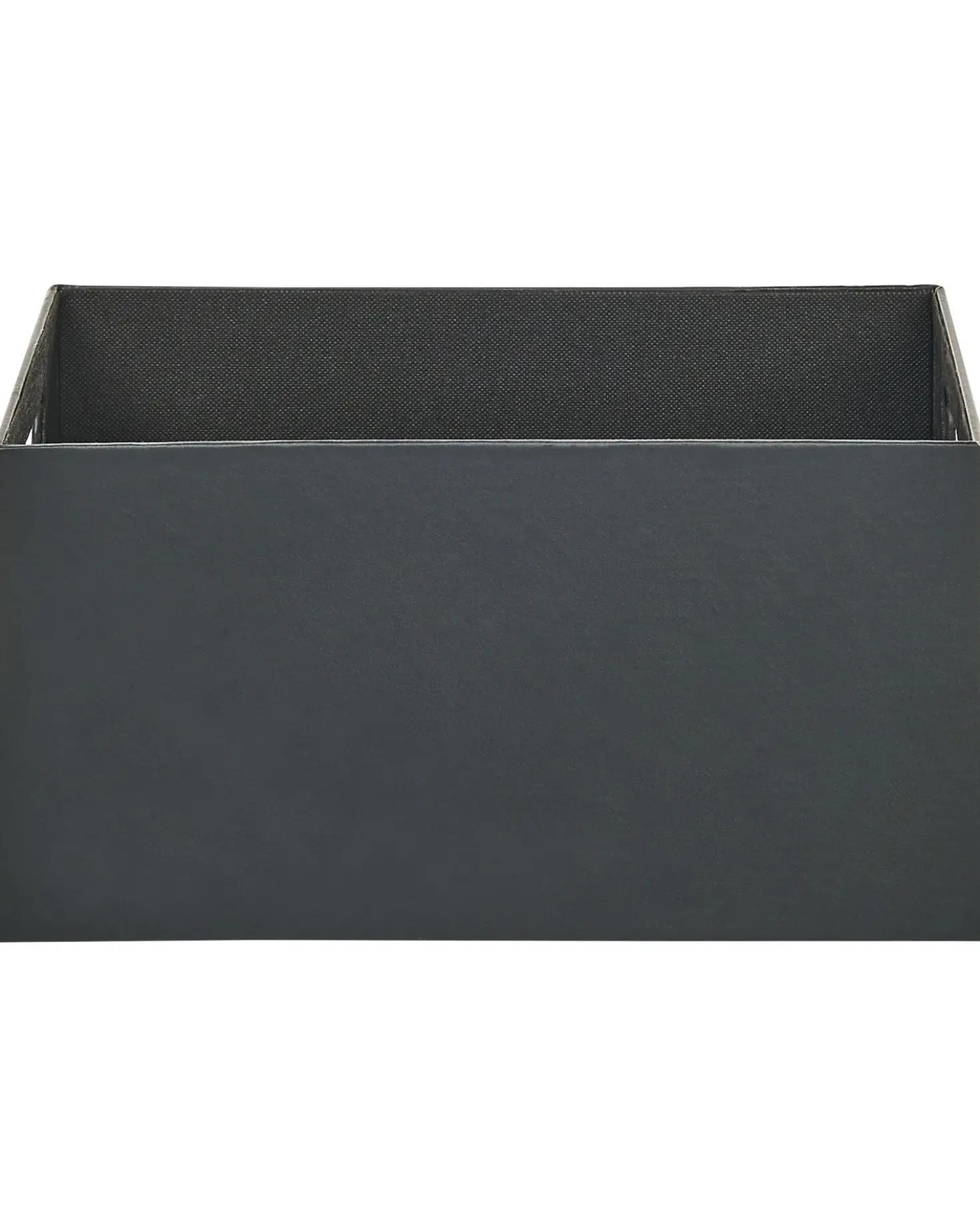 Set de 3 cutii LARSA Pelle sintetica Grigio grafite