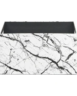 Set de 3 cutii LARSA Pelle sintetica Bianco
