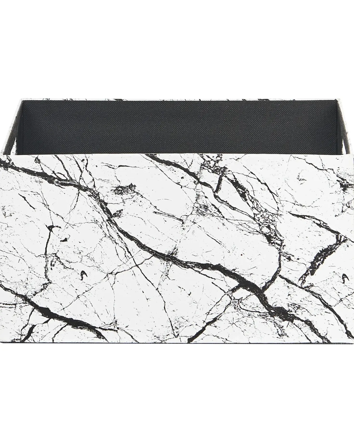 Set de 3 cutii LARSA Pelle sintetica Bianco