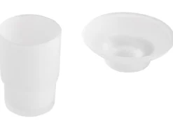 Set di 6 accessori da bagno TALARA con barre e ganci per asciugamani Oro