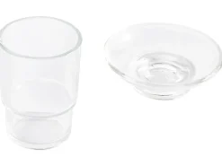 Set di 6 accessori da bagno ZARUMA con barre e ganci per asciugamani Argento