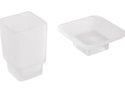 Set di 6 accessori da bagno ZORRITOS con barre e ganci per asciugamani Metallo Oro
