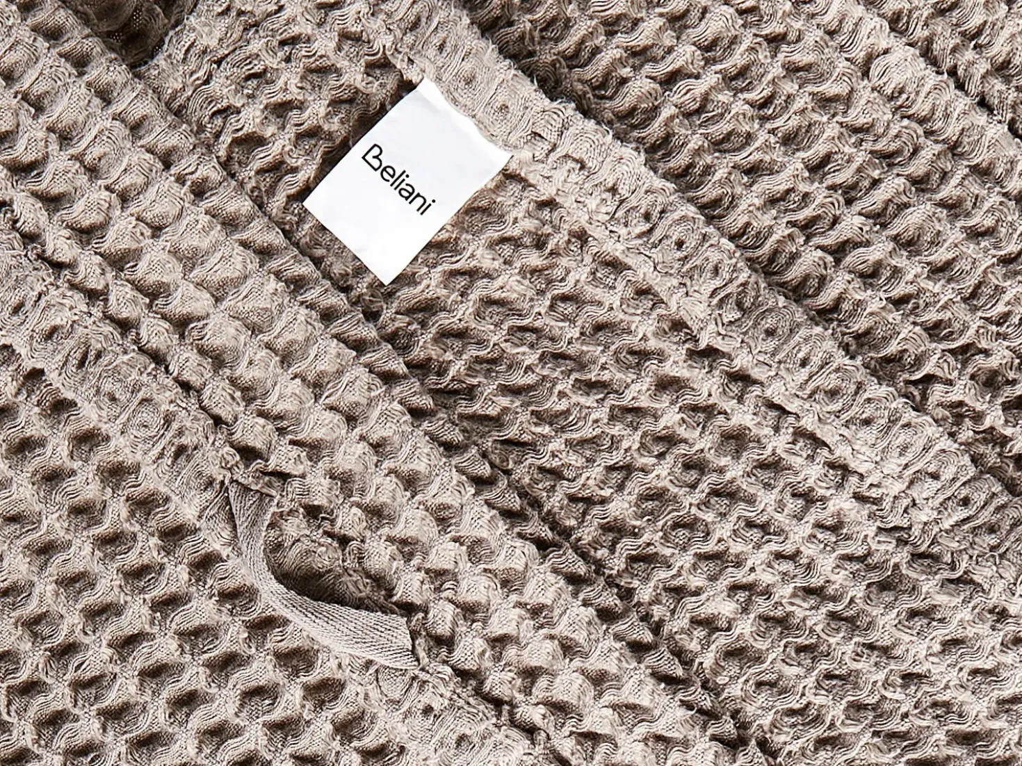 Set di 11 asciugamani AREORA Cotone Tortora