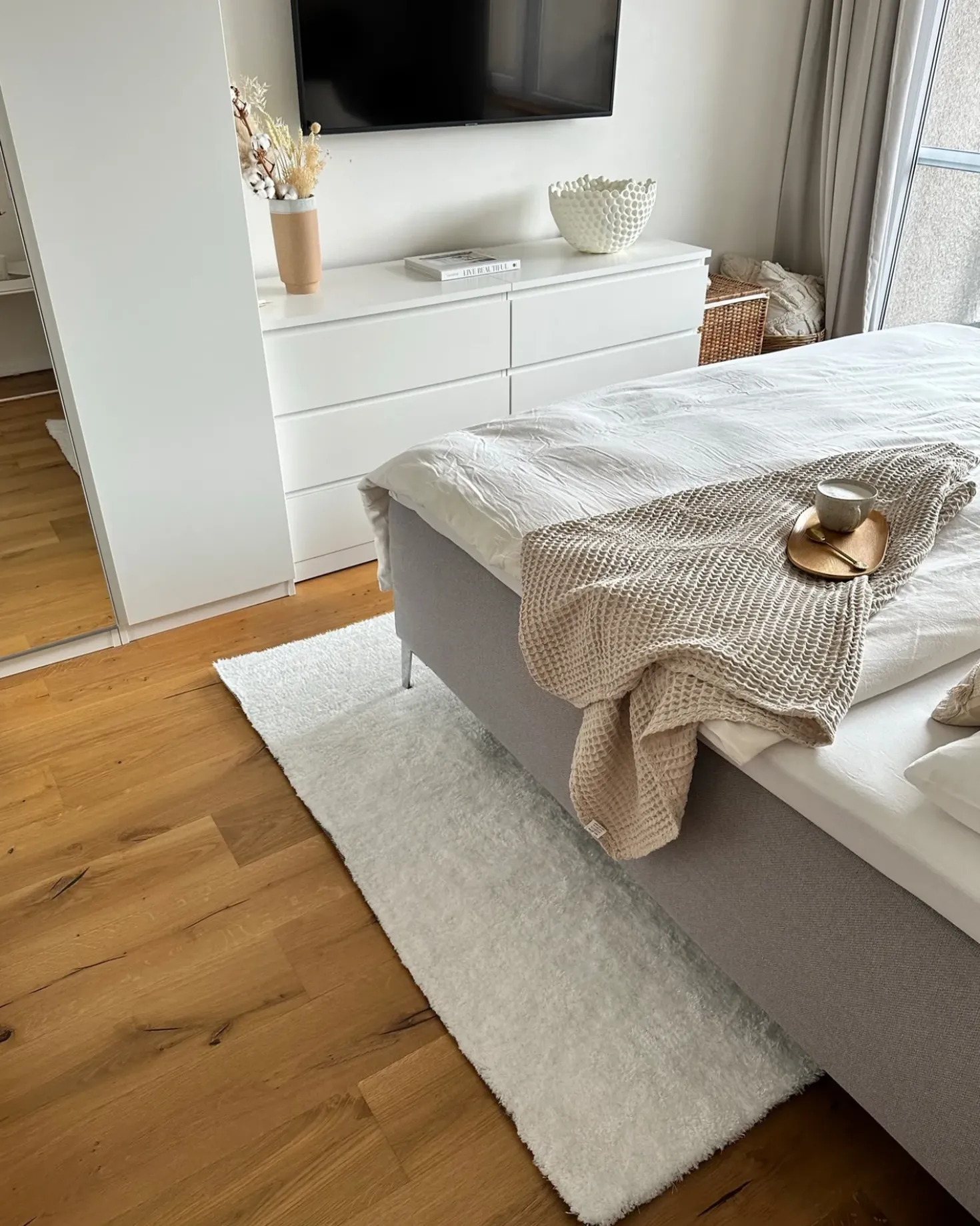 Set di 11 asciugamani AREORA Cotone Beige